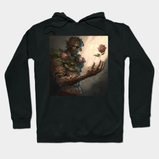 Green elf with roses Hoodie